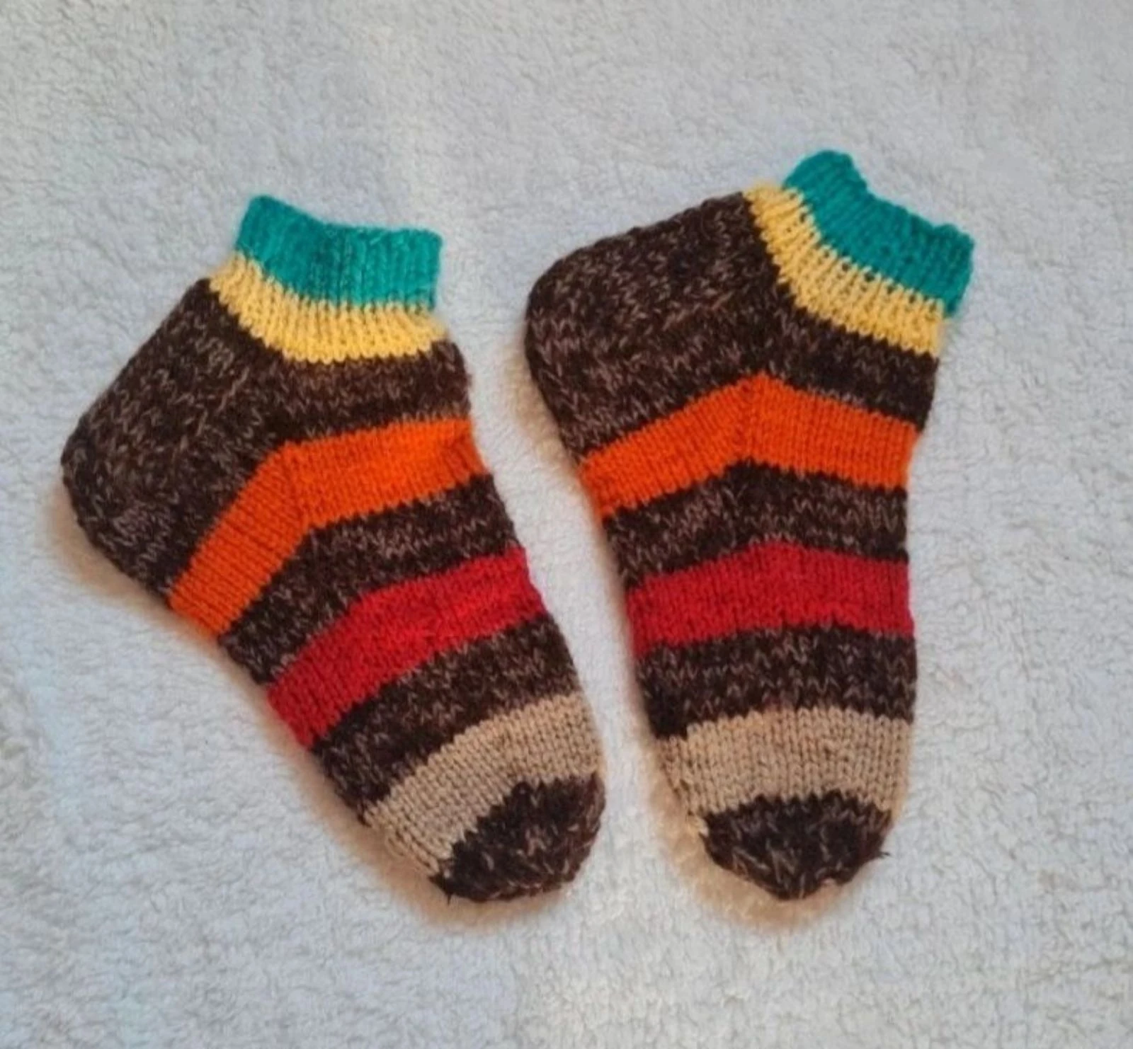 Chaussons chauds / chaussettes chaudes🌺 laine tricot